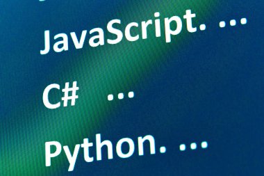 programlama kod soyut ekran yazılım geliştirici, bilgisayar komut dosyası kavramı 