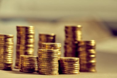 altın sikke, para kavramı yığınları