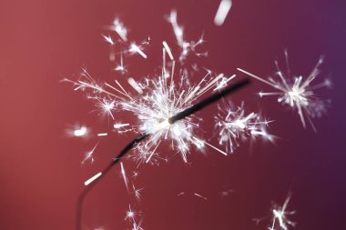 Noel ve newyear parti ışıltı, yakın çekim