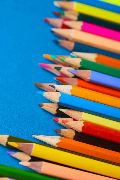 Assortment of color pencils — Stock Photo, Image