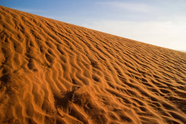 青い空に広がる砂漠の絵のような景色 — ストック写真