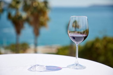 bardağı kırmızı şarap, yakın çekim, romantik kavramı 