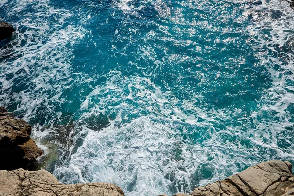 Mar Montañas Día Soleado Montenegro — Foto de Stock