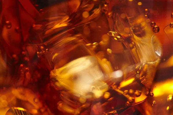 Cola Ice Cubes Close View — Stock Photo, Image