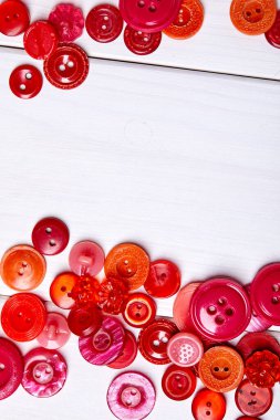 Renkli antika düğmelerin arkaplan ve dokusu