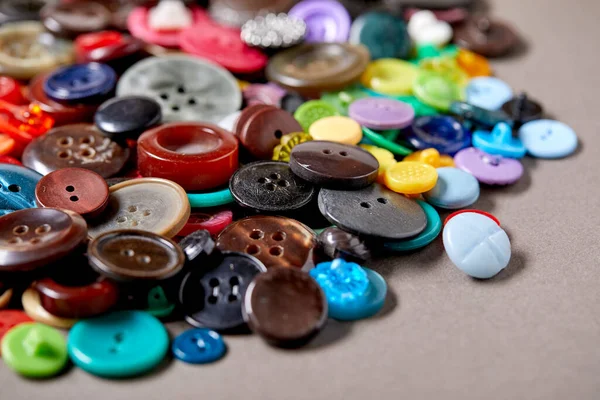 Renkli Antika Düğmelerin Arkaplan Dokusu — Stok fotoğraf