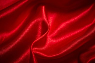 Kutlama için lüks kırmızı saten düz kumaş arkaplan