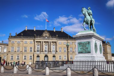 Kopenhag, Danimarka - 15 Ağustos 2016: Rosenborg bir r kalesidir