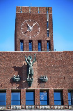 Oslo, Norveç'te Oslo City Hall (Radhus) 