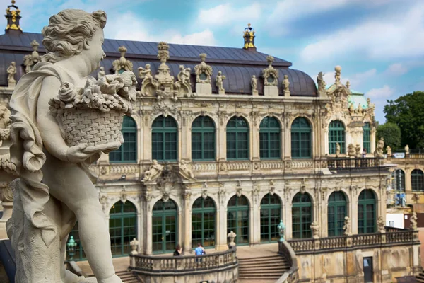 Dresdner Zwinger, Dresden, Almanya — Stok fotoğraf