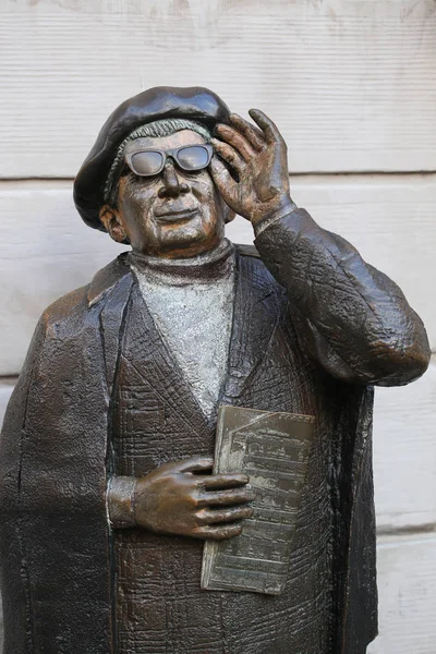 Stockholm, İsveç - 19 Ağustos 2016: Evert Taube Anıtı (1890-