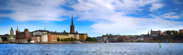 Widok na Gamla Stan w Sztokholm, Szwecja — Zdjęcie stockowe