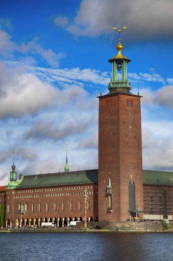 Riddarholmskyrkan, Stockholm şehir salonu doğal görünümünü, 