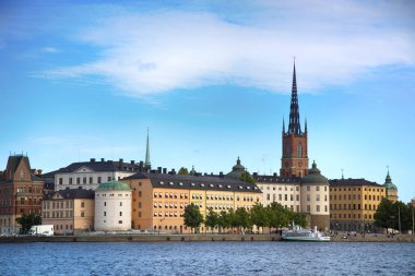 Görünümünü Gamla Stan, Stockholm, İsveç