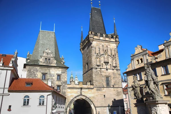 Brückenturm der Kleinstadt, Prag, Tschechische Republik — Stockfoto