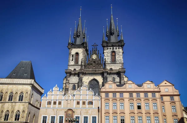 Church of our Lady Tyn in Prague, Czech Republic — Stock Photo, Image