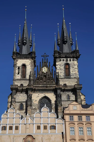 Kilise Tyn Prag, Çek Cumhuriyeti — Stok fotoğraf