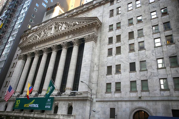 Νέα Υόρκη Ηπα Αυγούστου 2018 Wall Street New York Stock — Φωτογραφία Αρχείου