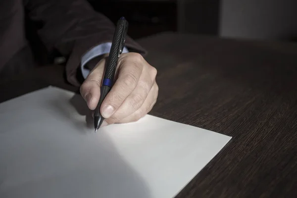 Undertecknandet av kontraktet — Stockfoto