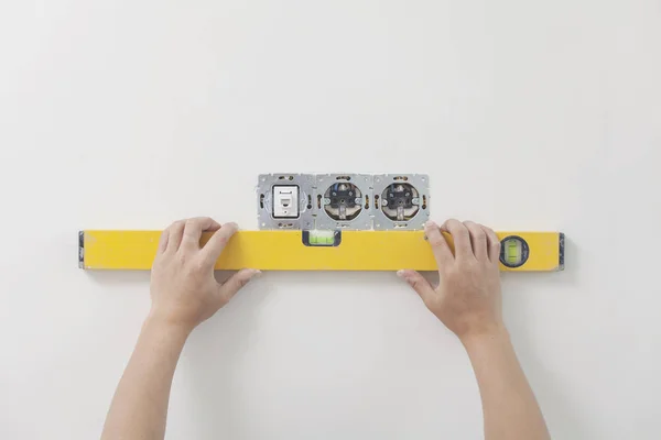 Use of the measuring tool — Stock Image Use of the measuring tool Stock Image