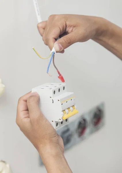 Electrical work — Stock Photo, Image