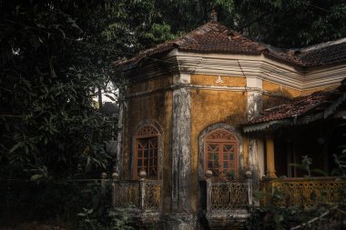 Goa, Hindistan 'daki eski bir ev.
