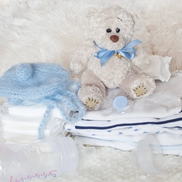 Layette för nyfödda barn — Stockfoto