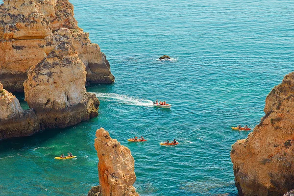 Algarve 바위입니다. 포르투갈 해안 — 스톡 사진
