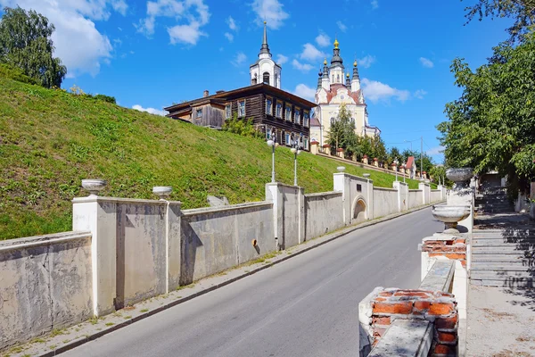 Tomsk, calle Oktyabr 'skiy vzvoz — Foto de Stock