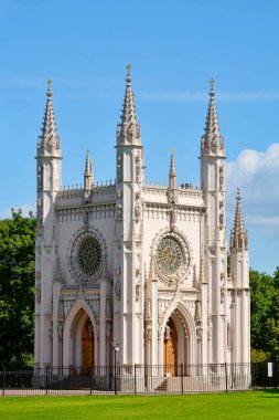 Peterhof, Rusya Federasyonu 5 Ağustos: Kilise St. Alexander N