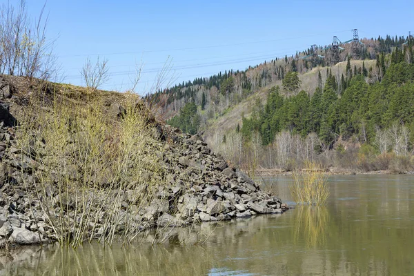 Kuzbas, rivier Tom — Stockfoto