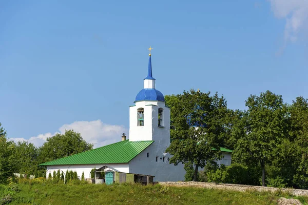 Pskov Forntida Ortodoxa Kyrkan Peter Och Paul Brez Historisk Plats — Stockfoto