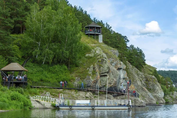 Kemerovo Região Rússia Julho 2011 Berço Para Barcos Recreio Museu — Fotografia de Stock