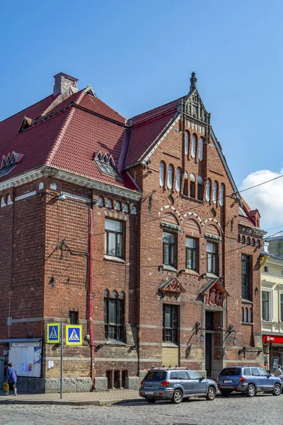 ヴィボルグ ロシア 8月2019 フィンランド銀行の元ヴィボルグ支店の建物 興味深い建築ランドマー ヴィボルグ ロシア — ストック写真