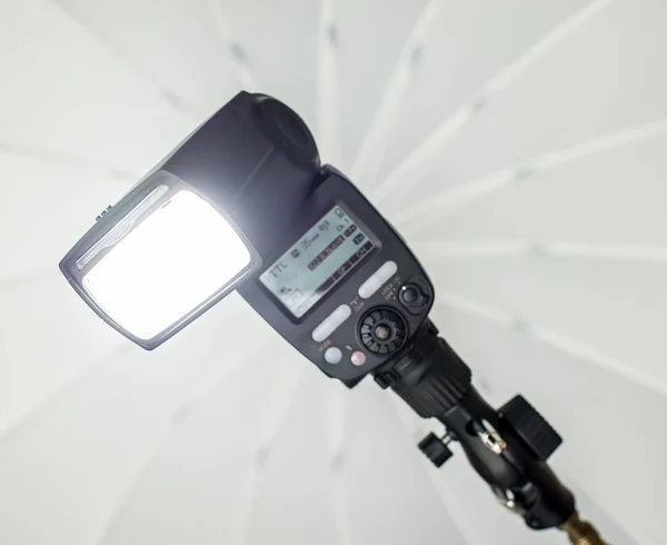 Erősen speedlight égetés Stock Kép