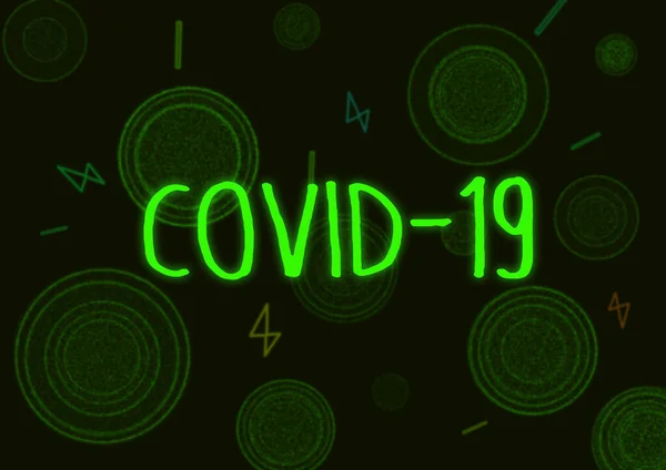 Illustratief voorbeeld van het nieuwe Chinese Coronavirus, Covid-19 of 2019 nCov — Stockfoto