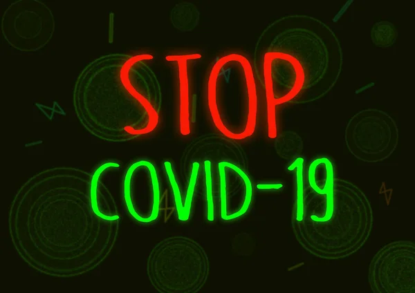 Ενδεικτικό παράδειγμα νέου κινεζικού Coronavirus, Covid-19 ή 2019 nCov — Φωτογραφία Αρχείου