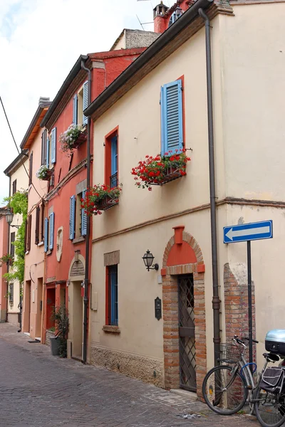 Вулиці з старого будинки Ріміні, Італія — стокове фото