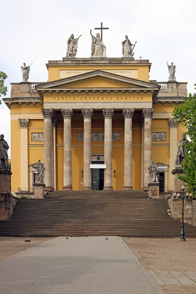Beroemde basiliek van de kathedraal van Eger, Hongarije — Stockfoto