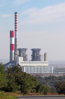 Termik santral sanayi bölgesi