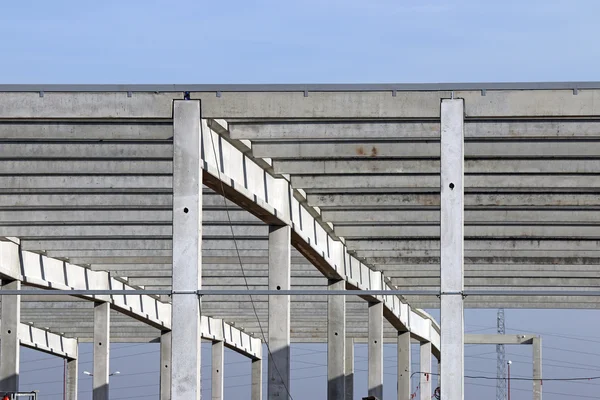 New factory construction site detail — Stock Photo, Image