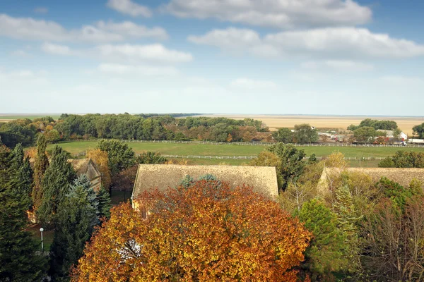 Bauernhof ländliche Landschaft Herbstsaison — Stockfoto