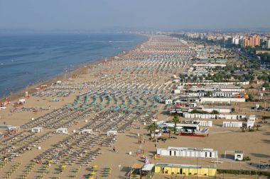 Rimini İtalya Hava görünümünü yaz sezonu plaj