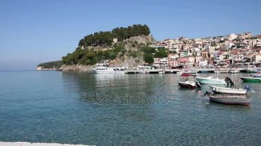bağlantı noktası Parga Yunanistan tekneler