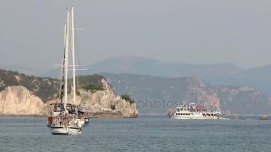 Yat ve tekne Denizi Parga Yunanistan