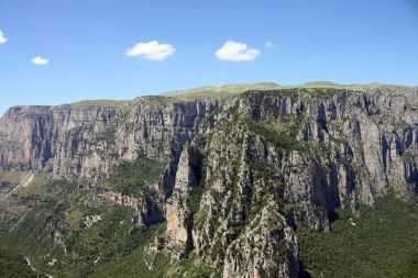Vikos manzara Zagoria Yunanistan geçit