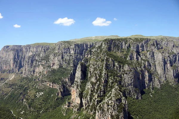 Vikos kloof landschap Zagoria Greece — Stockfoto