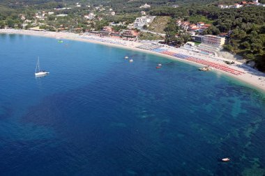 Valtos beach Parga Yunanistan yaz sezonu