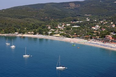 Valtos Parga Yunanistan yatay yaz sezonu plaj.