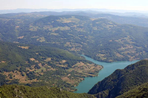 Biljeska stena bakış açısı manzara Tara dağ Sırbistan